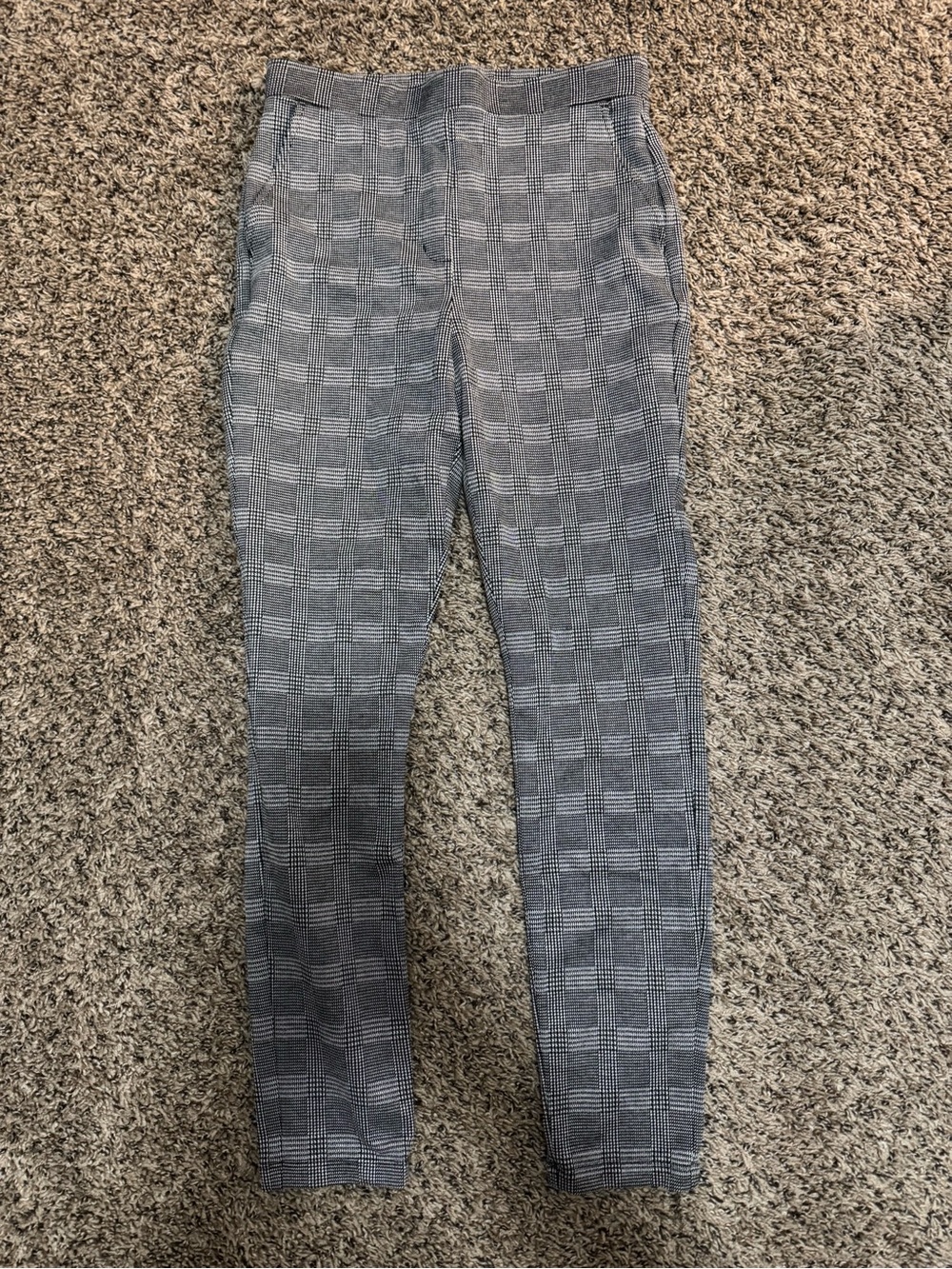 Express dress pants black & white plaid